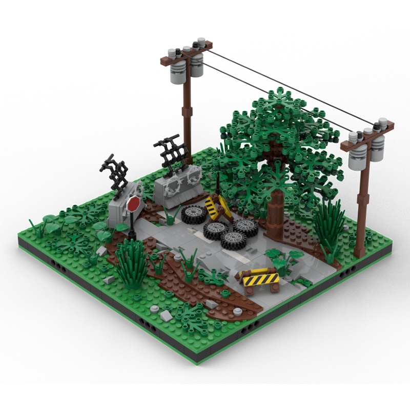 Home Office Architecture - 520pcs MOC Apocalypse End Road 기타