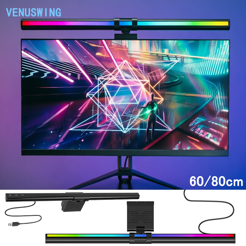 Home Office Gadgets - RGB 라이트 60/80cm 게임 분위기 조명