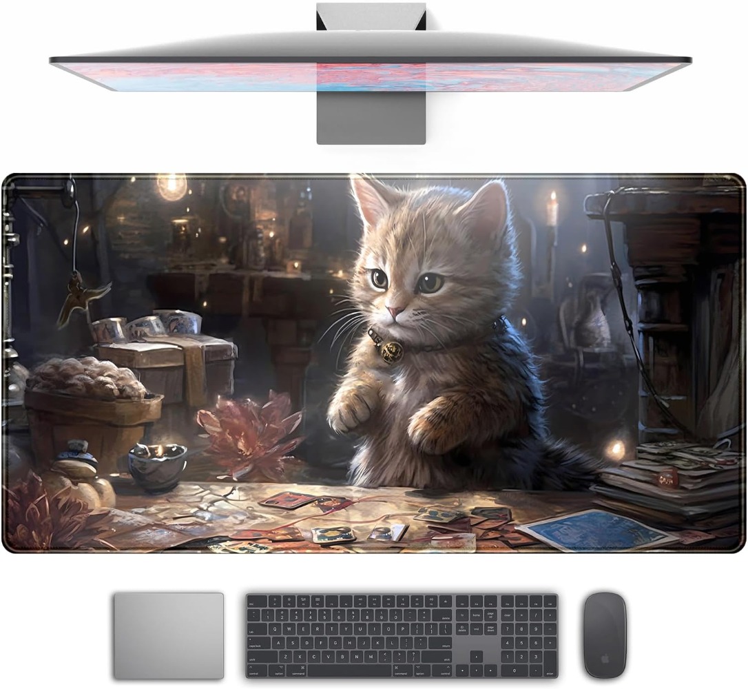 Mousepad Xl Extended - 로터스 캣 확장형 대형 게이밍 마우스