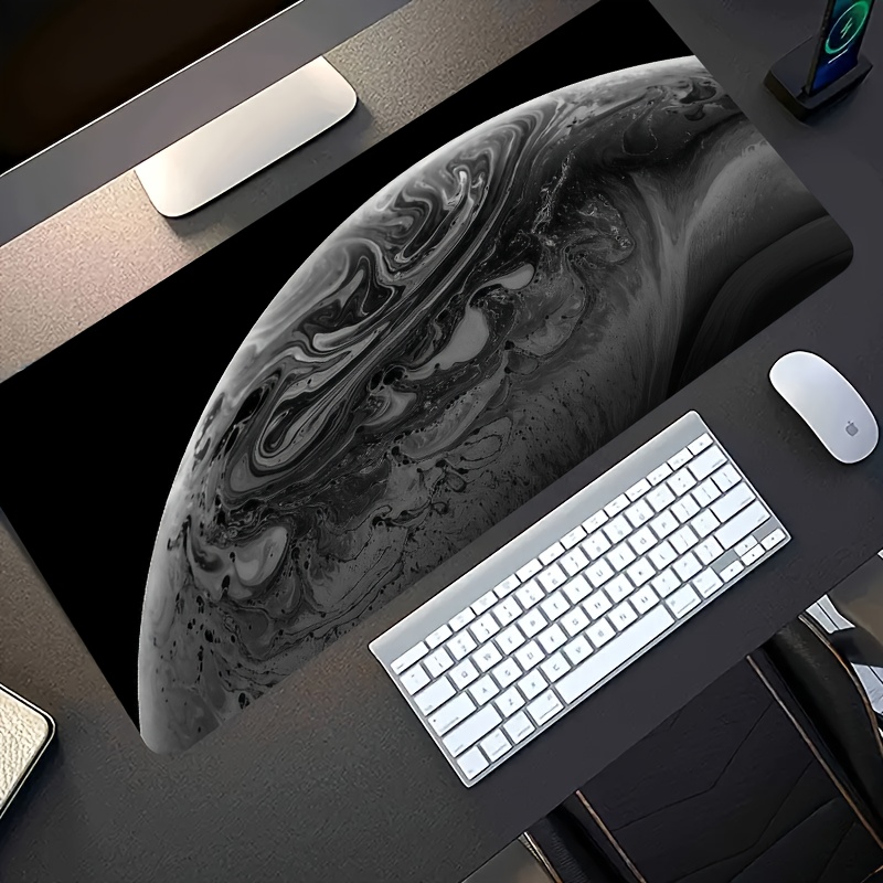 Mousepad Xl Extended - 마우스패드는 대리석 디자인으로 미끄럼 방지 고무와
