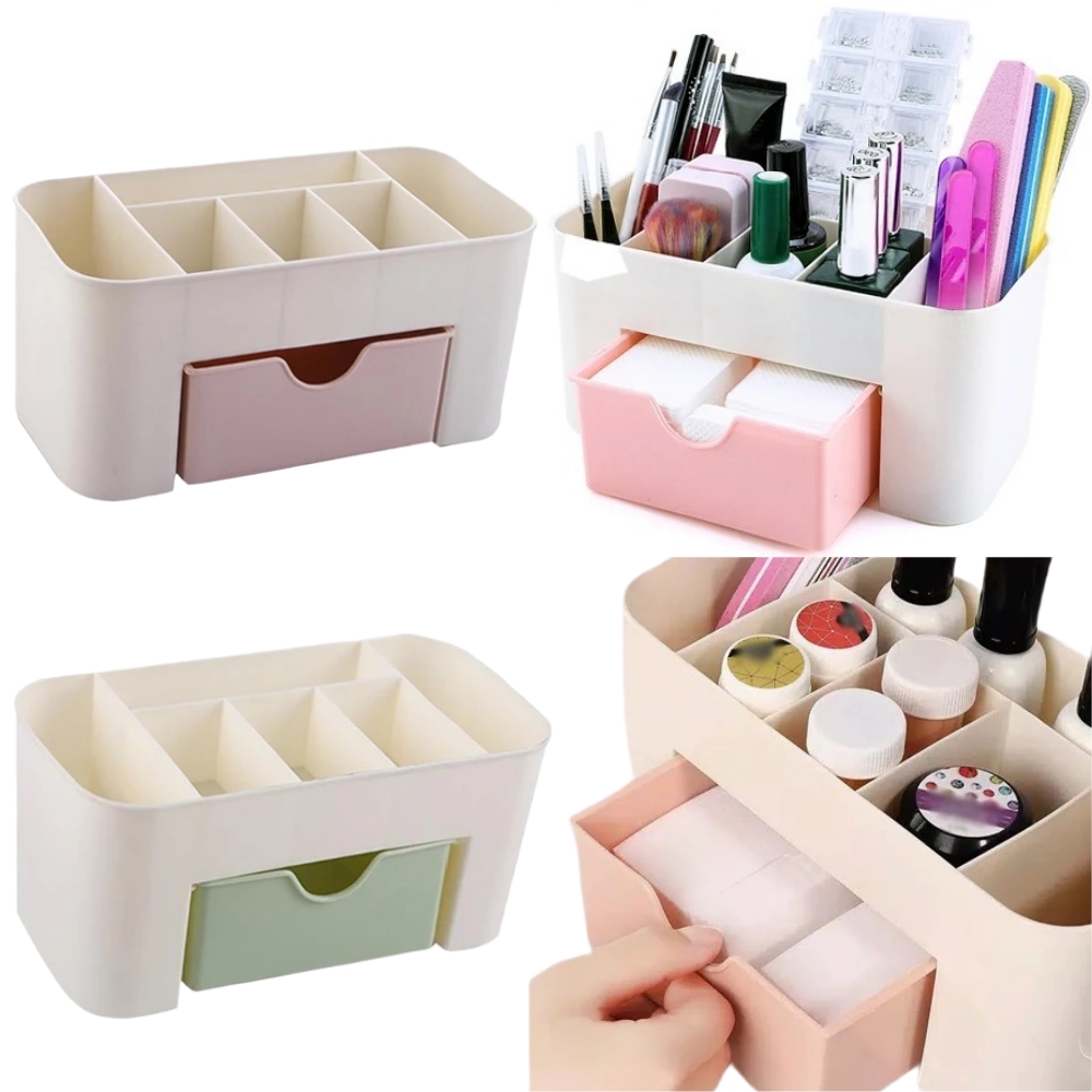 Home Office Desk With Drawers - 네일 아트 주최자 데스크탑 서랍 화장품