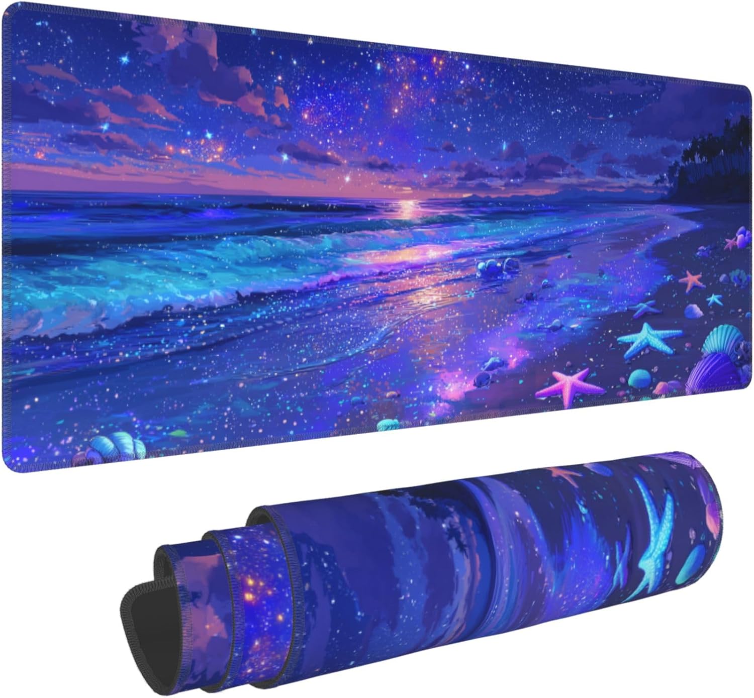 Mousepad Xl Extended - 비치 테마의 확장형 게이밍 마우스 패드