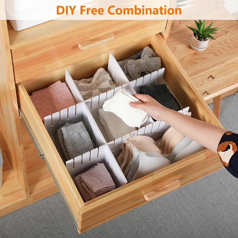 두꺼운 플라스틱 서랍 분리대 그리드, DIY 조립 가능 - Home Office Desk With Drawers 리뷰 및 가격