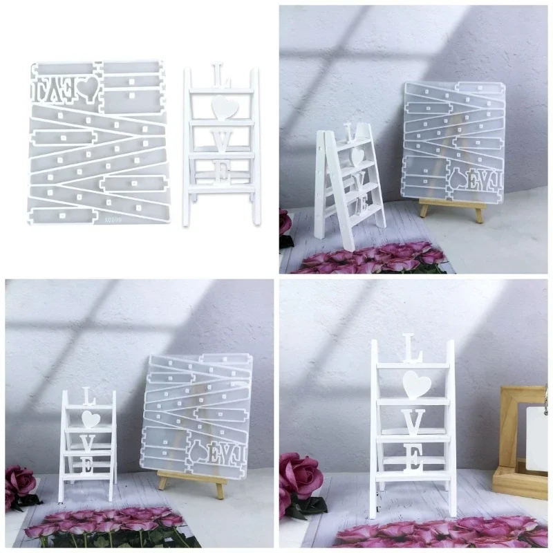 1세트 DIY 실리콘 사다리 모양 몰드, 수제 홈 오피 - Home Office Architecture 리뷰 및 가격