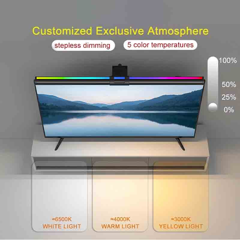 RGB 라이트 60/80cm 게임 분위기 조명 모니터  - Home Office Gadgets 리뷰 및 가격