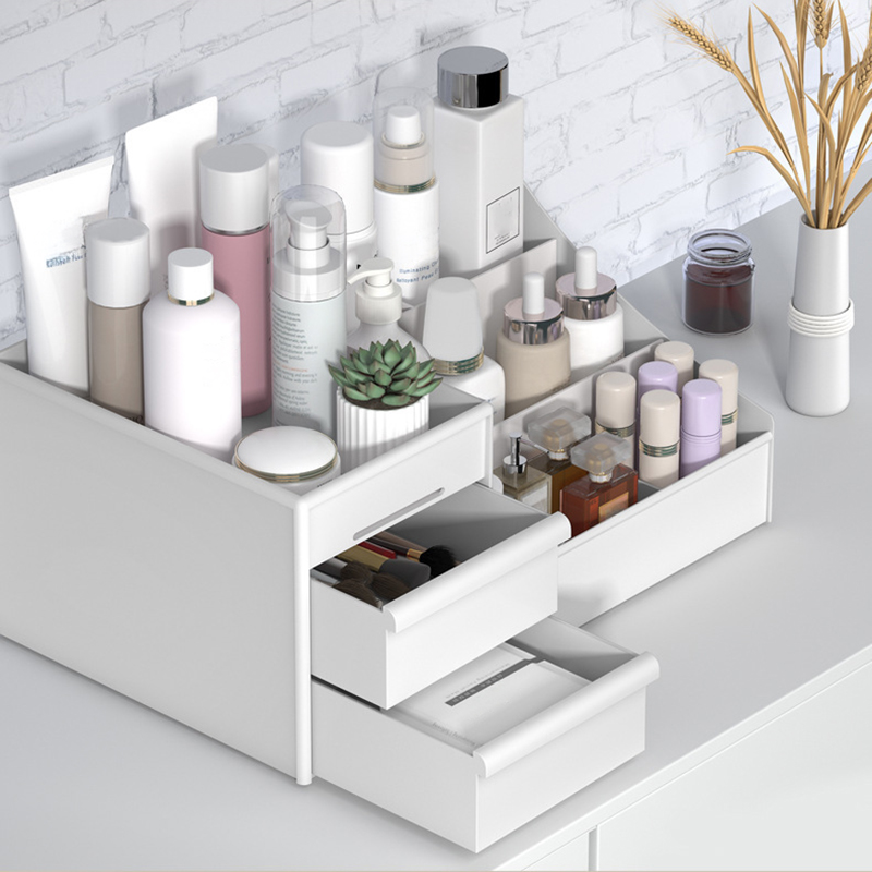 대용량 새 서랍 메이크업 보관 상자 화장품 주최자 보석 - Home Office Desk With Drawers 리뷰 및 가격