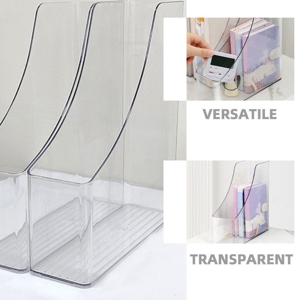 2Pcs 투명 파일 주최자 잡지, 책, 편지, 사무실, - Home Office Library 리뷰 및 가격