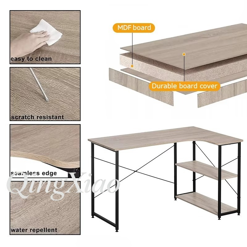 L자형 코너 책상, 책장이 통합된 벽걸이 테이블 캐비닛 - Home Office Desk With Drawers 리뷰 및 가격