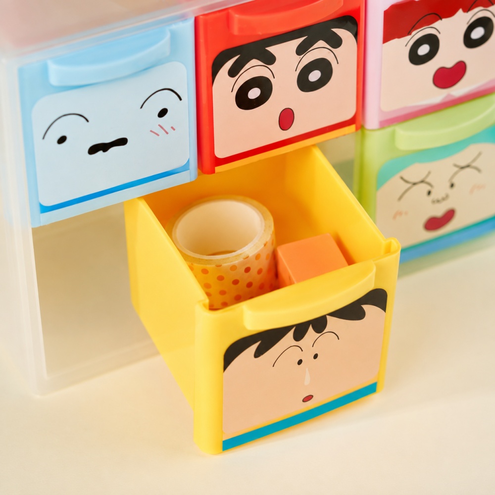 정품 크레용신짱 6칸 데스크 정리함 귀여운 플라스틱 서 - Home Office Desk With Drawers 리뷰 및 가격