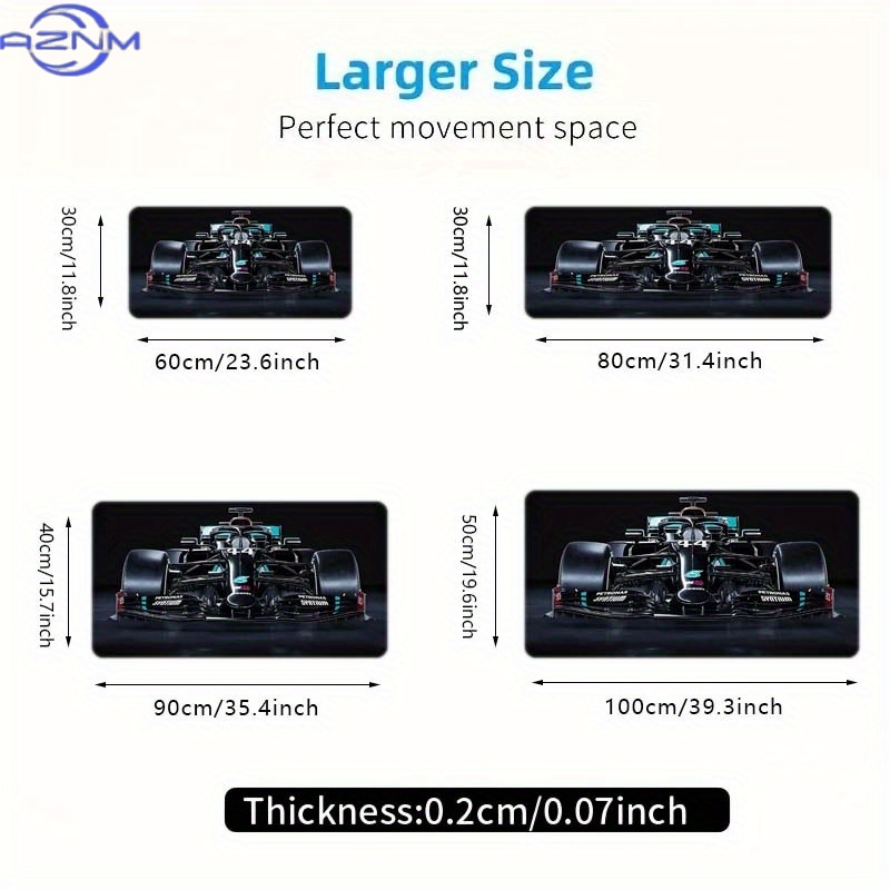 멋진 레이싱카 디자인 대형 마우스 패드 미끄럼 방지 데 - Mousepad Xl Extended 리뷰 및 가격