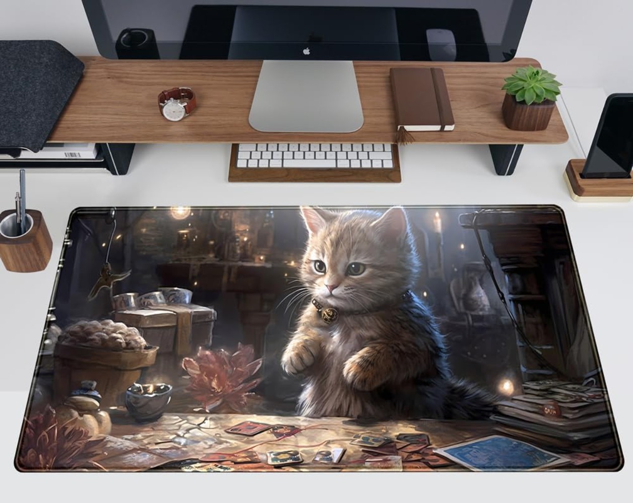 로터스 캣 확장형 대형 게이밍 마우스 패드 블랙 매직  - Mousepad Xl Extended 리뷰 및 가격