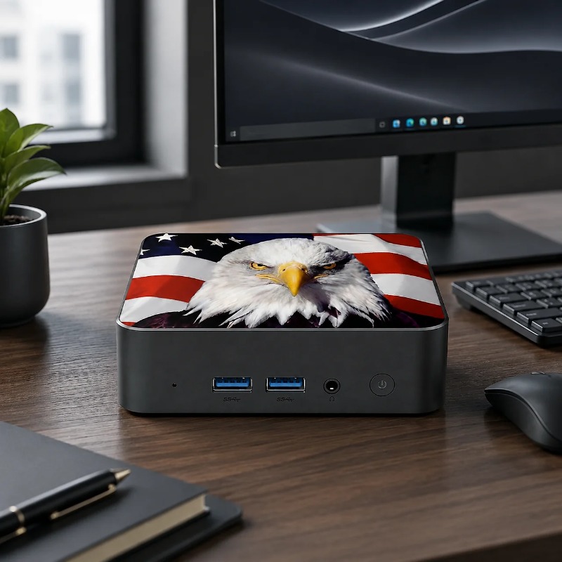 새로운 2026 미국 캐나다 국기 디자인 미니 PC 인 - Home Office Laptop 리뷰 및 가격