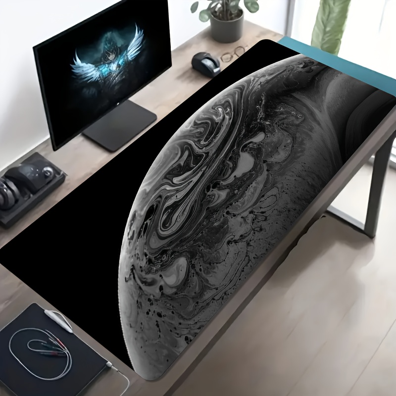 마우스패드는 대리석 디자인으로 미끄럼 방지 고무와 세척 - Mousepad Xl Extended 리뷰 및 가격