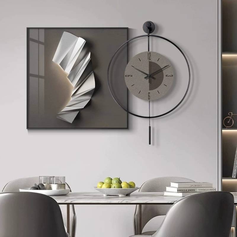 블랙 모던 디자인 벽시계 특이한 디자인의 바늘 사무실  - Home Office Interior Design 리뷰 및 가격