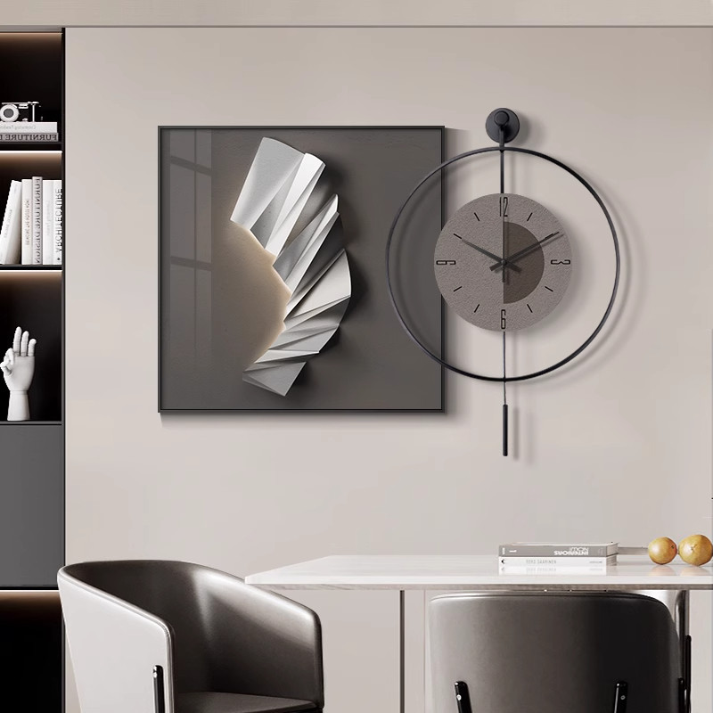 블랙 모던 디자인 벽시계 특이한 디자인의 바늘 사무실  - Home Office Interior Design 리뷰 및 가격