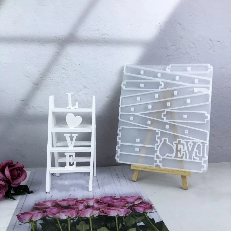 1세트 DIY 실리콘 사다리 모양 몰드, 수제 홈 오피 - Home Office Architecture 리뷰 및 가격