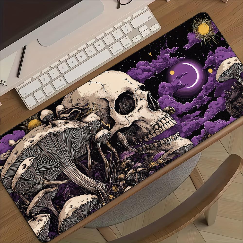 고딕 스타일 버섯과 해골 무늬 마우스 패드 데스크 매트 - Mousepad Xl Extended 리뷰 및 가격