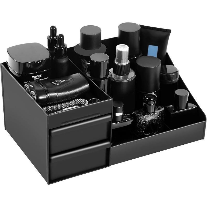 블랙 스킨케어 정리함 서랍형 대용량 화장대 수납함 다중 - Home Office Desk With Drawers 리뷰 및 가격